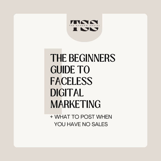 FREE Beginners Guide to Faceless Digital Marketing